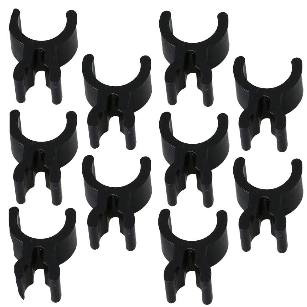 Liyafy Black French Horn Trumpet Pen Clip Brass Instrument Pencil Holder For Music Creating Make Notes 10Pcs