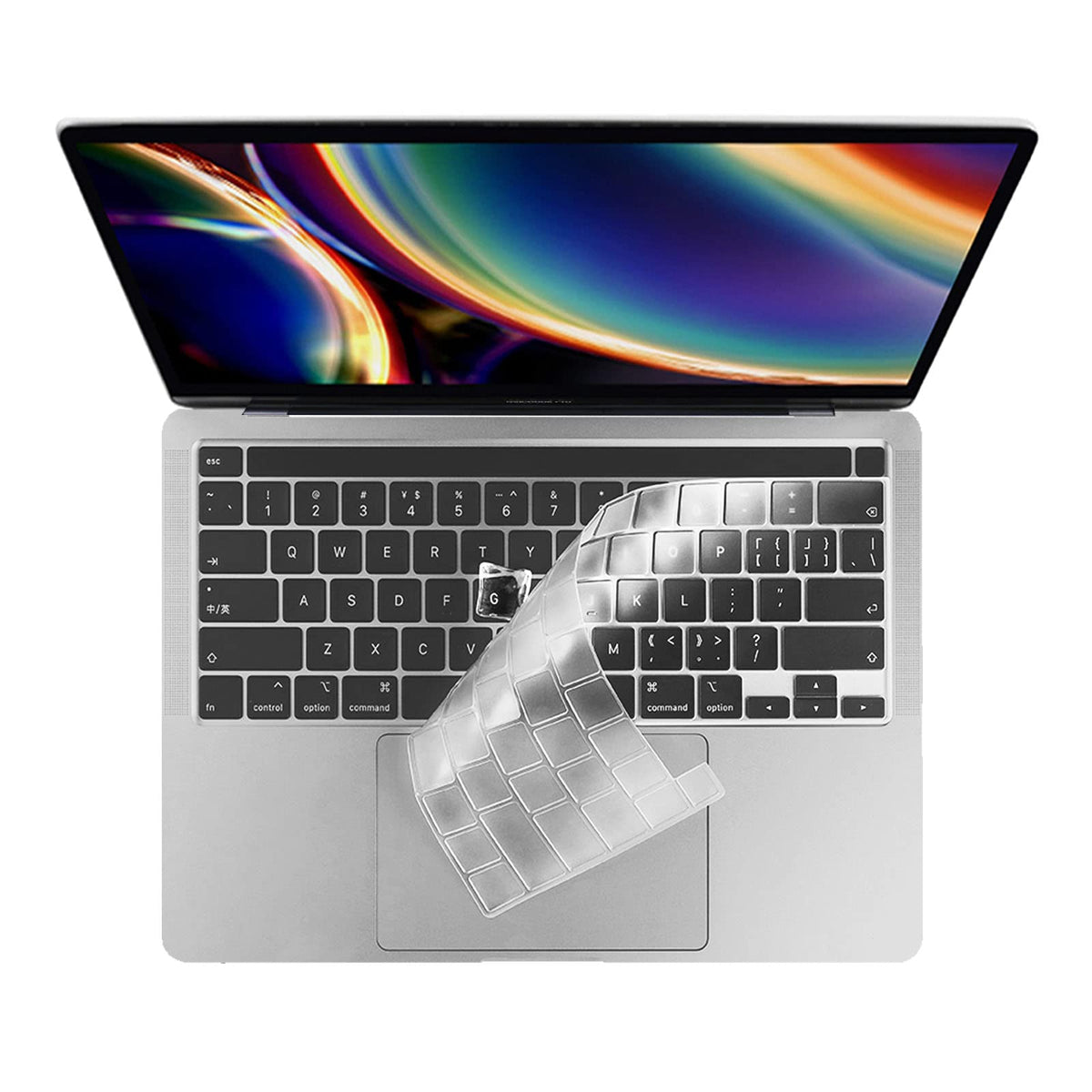 Eoocoo Keyboard Cover Ultra Thin Compatible With Macbook Pro 13 Inch M2 2024 2023 2020 M1 A2338 A2289 A2251 & 2020 2019 New Macb