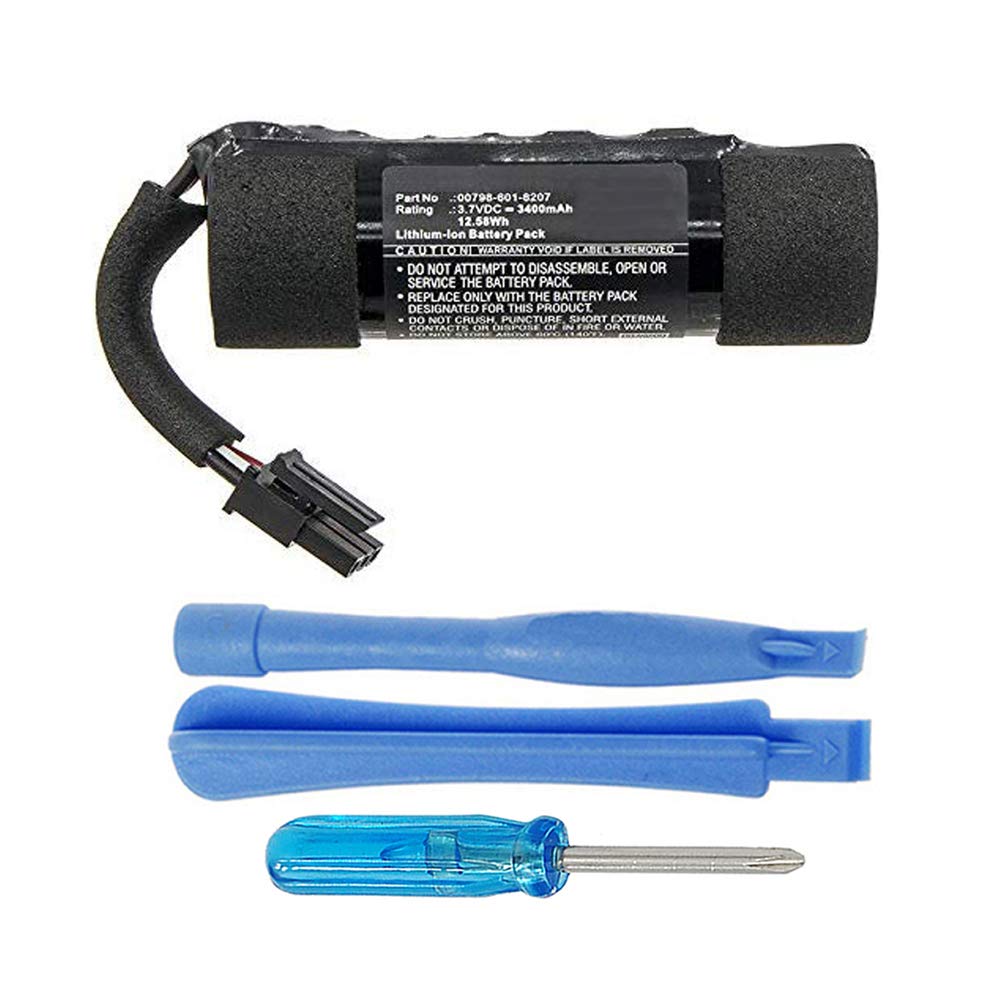 Mpf Products 3400Mah Extended 00798 601 8207 Battery Replacement Compatible With Logitech Ultimate Ears Ue Boom 2 Wireless Water