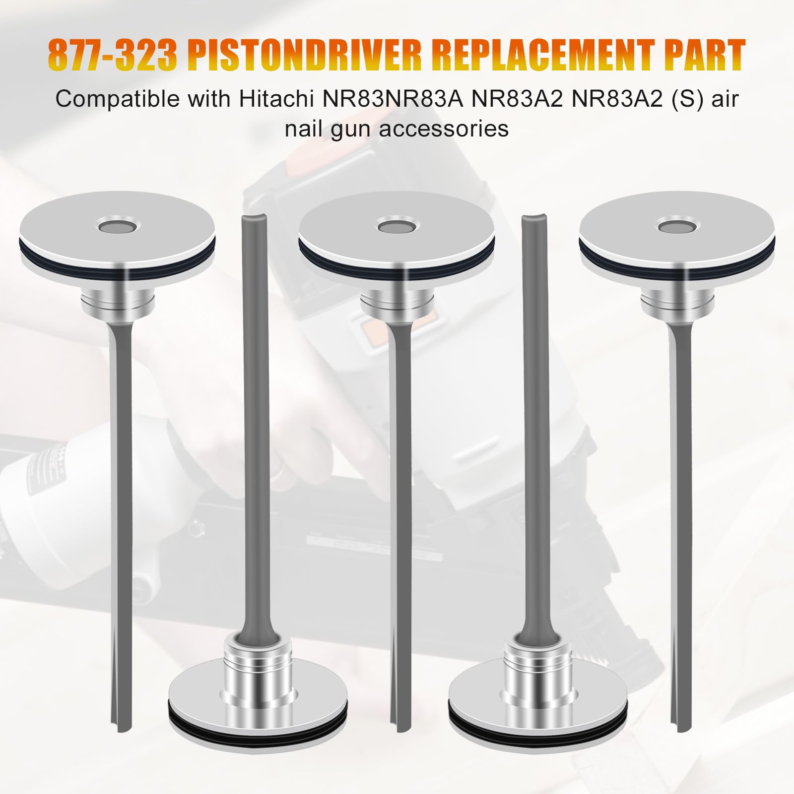 877 323 Aftermarket Piston Driver For Hitachi Nr83A + A2   Replacement Sp 885 915 (5Pack)