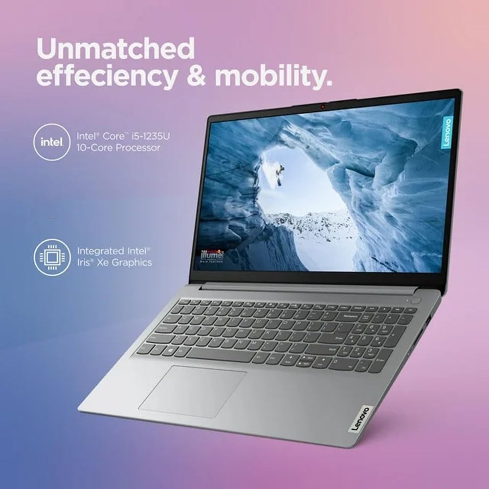 Lenovo 2024 Ideapad Laptop, 15.6 Fhd Display, Intel I5-1235U, 8Gb Ram, 512Gb Pcie4.0 Ssd, Webcam, Wi-Fi6, Bluetooth, Windows 11