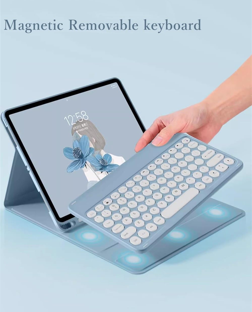 Kaidisen Keyboard Case For Samsung Galaxy Tab S9 Fe 10.9 Inch/Tab S9 11''/ Tab S8 11''/Tab S7 11'' Case With Keyboard And Blueto