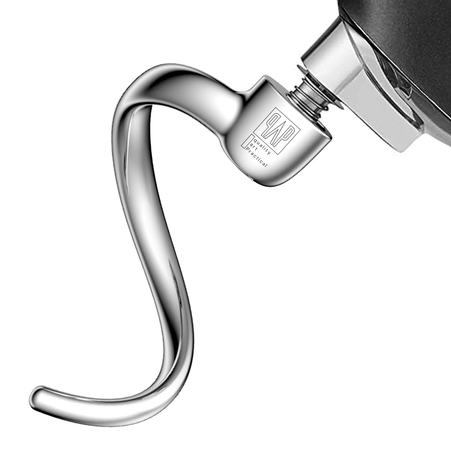 Qap Quality Art Practical Spiral Dough Hook Replacement For Cuisinart 5.5 Quart Stand Mixer/Polished 18/8 Stainless Steel Access