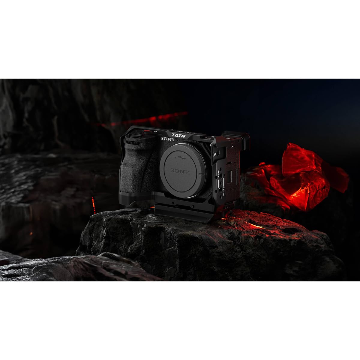 Full Camera Cage Compatible With Sony A6700 - Titanium Gray | | Mount Accessories | Custom Designed | Arca Ready | Compatible |