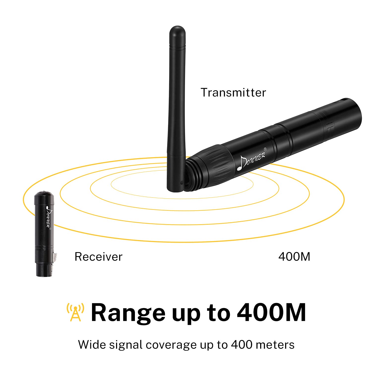 Donner Dmx512 Wireless Controller Dfi Dj 2.4G Dmx Wireless 7 Receivers Short Version With Light Dome & 1 Transmitter Stage Light