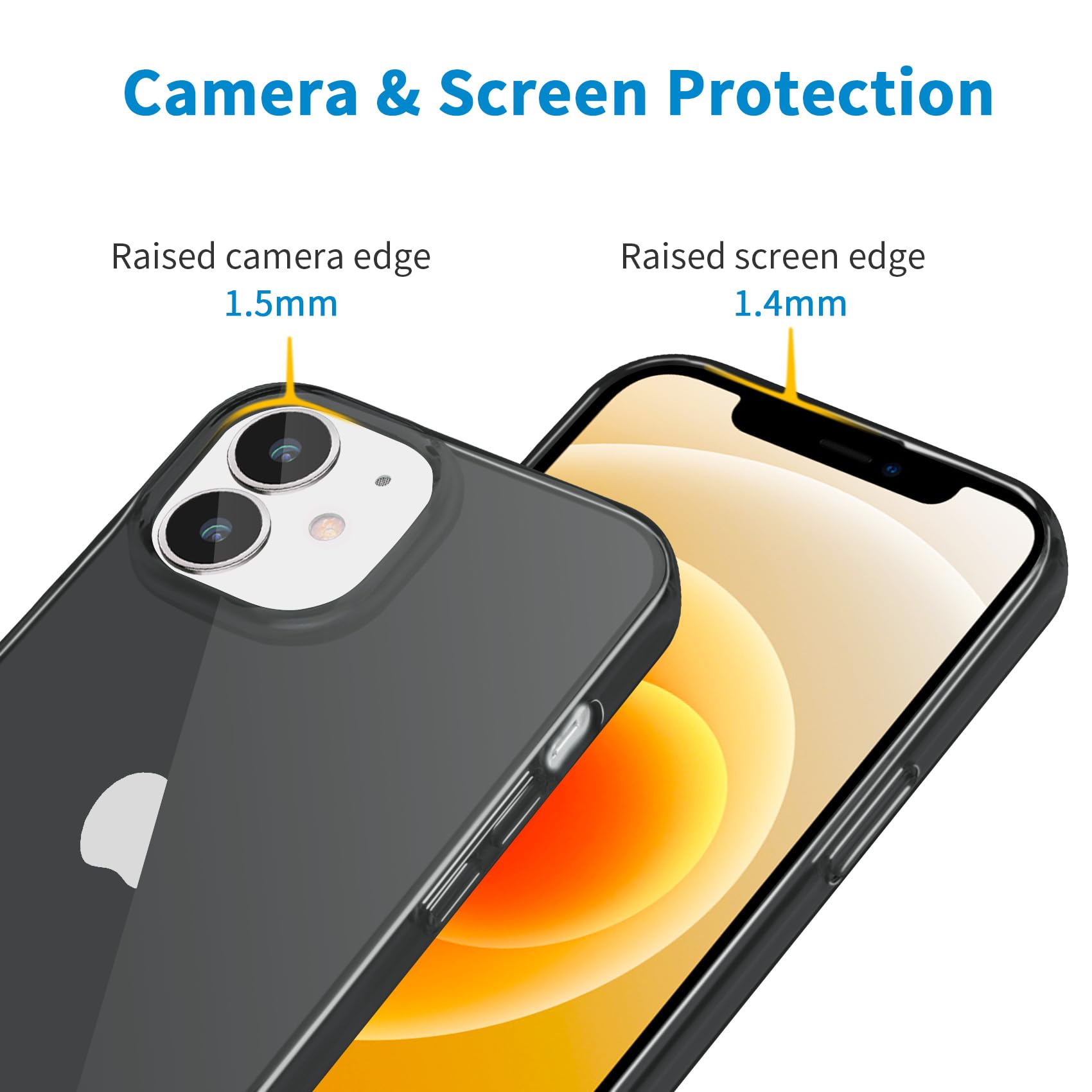 Jjgoo Compatible With Iphone 12 Case & 12 Pro Case Clear Soft Transparent Shockproof Protective Slim Thin Bumper Phone Cover For