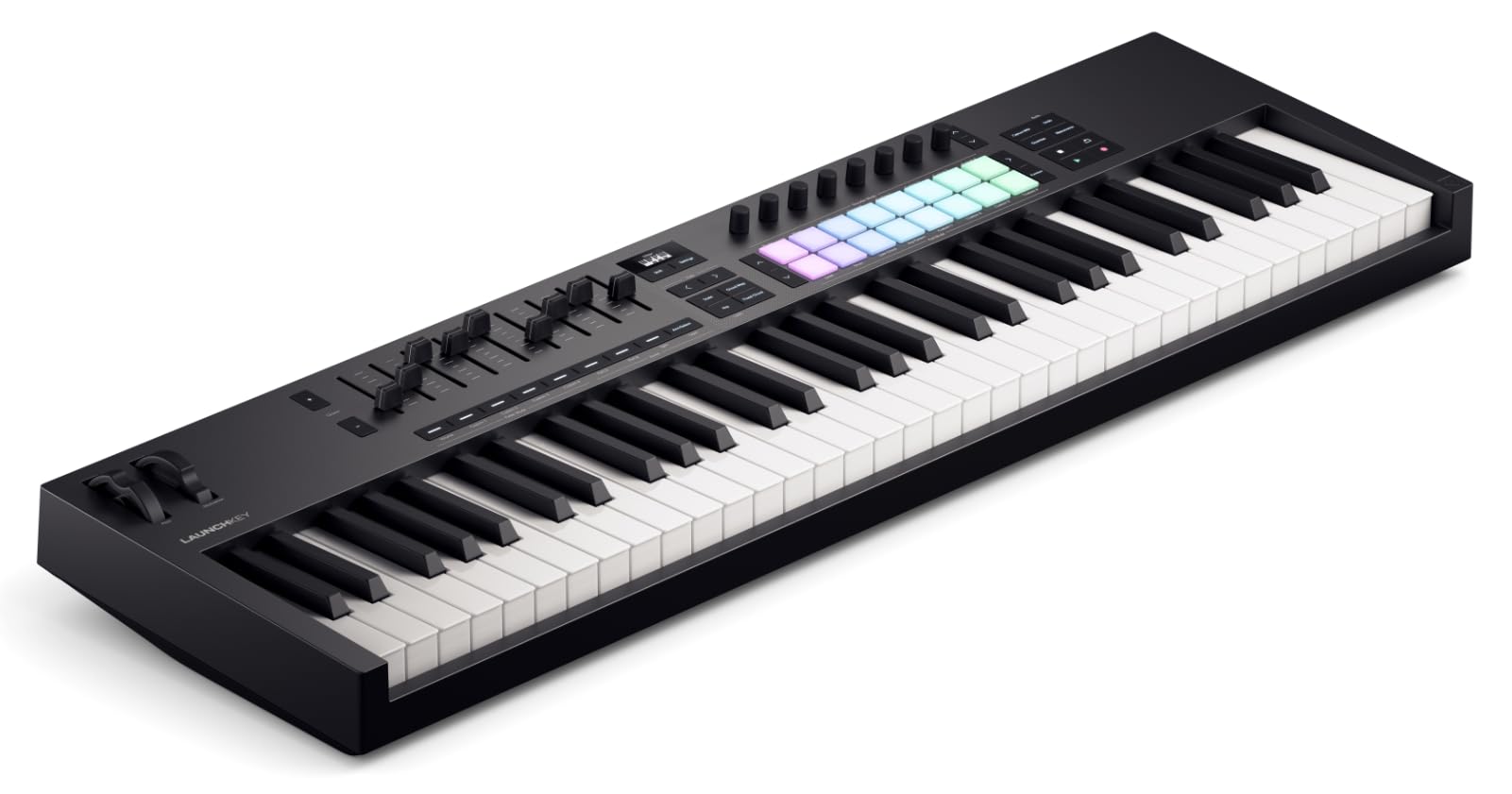 Novation Launchkey 61 [Mk4]   61 Key Semi Weighted, Usb, Midi Keyboard Controller With Daw Integration. Chord & Scale Modes, 8 D