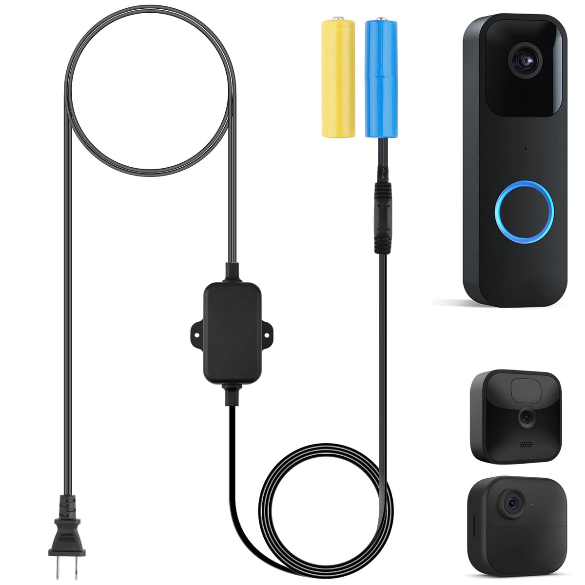 Uyodm 20Ft/6M Charging Cable Power Adapter Designed For Blink Video Doorbell (Replace Battery), Blink Outdoor 4 (4Th Gen) & Xt3,