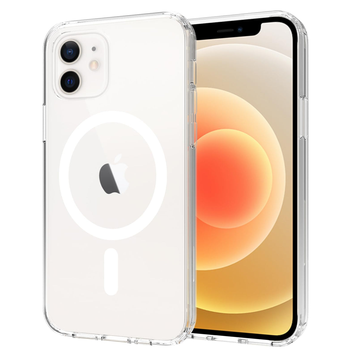 Pinlisheng Magnetic For Iphone 12/ Iphone 12 Pro Case 6.1 Inch,Compatible With Magsafe,Shockproof Anti Scratch Clear Thin Slim P