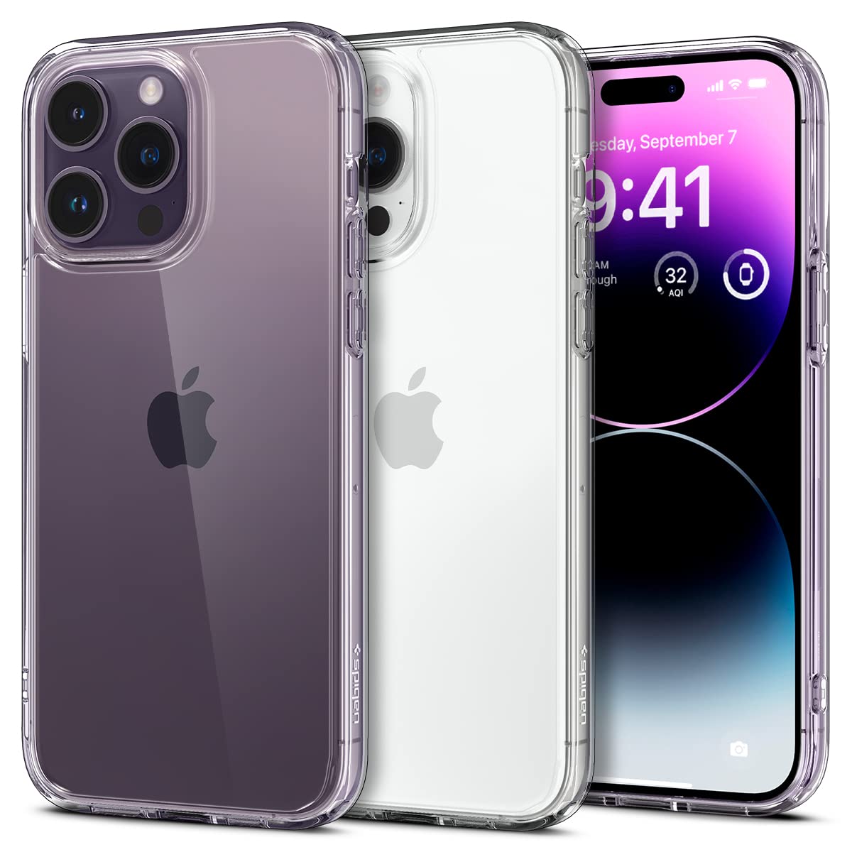 Spigen Ultra Hybrid Iphone 14 Pro Max Case, Anti Yellowing, Military Grade Drop Protection   Crystal Clear