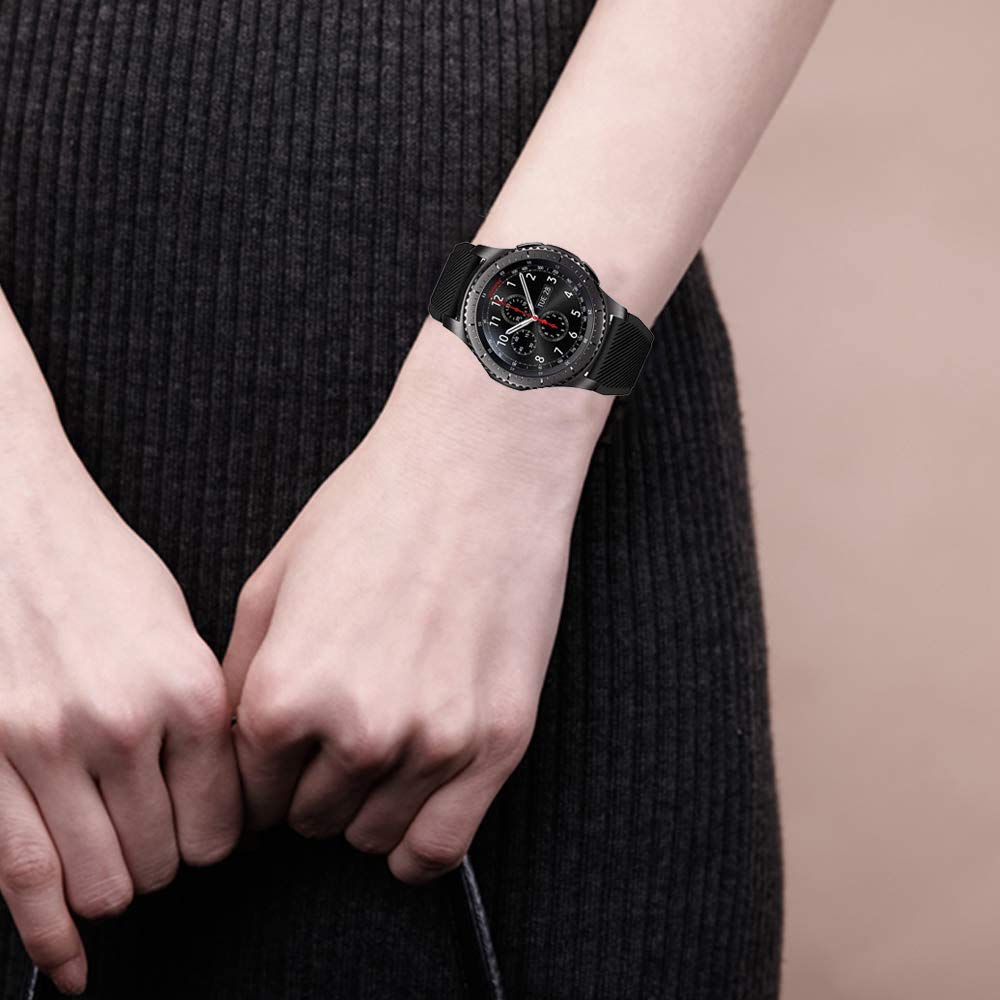 Bands For Samsung Gear S3 Frontier/Classic Watch Silicone Bracelet, Sports Silicone Band Strap Replacement Wristband For Samsung