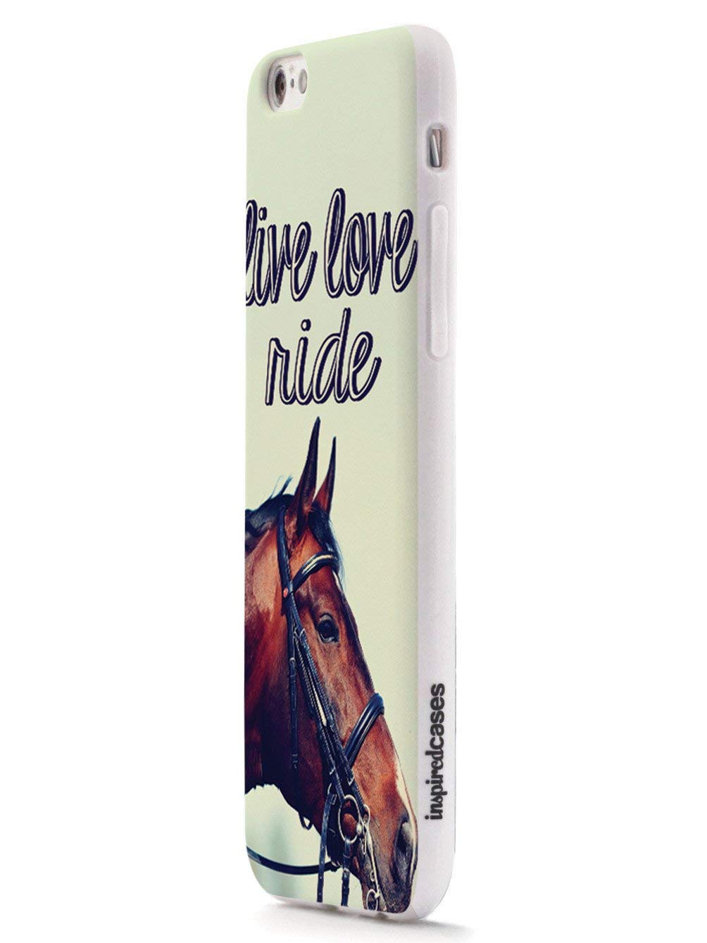 Inspired Cases - Compatible With Iphone 6/6S Case - 3D Textured Protective Phone Case For Apple Iphone 6/6S - Live Love Ride - E