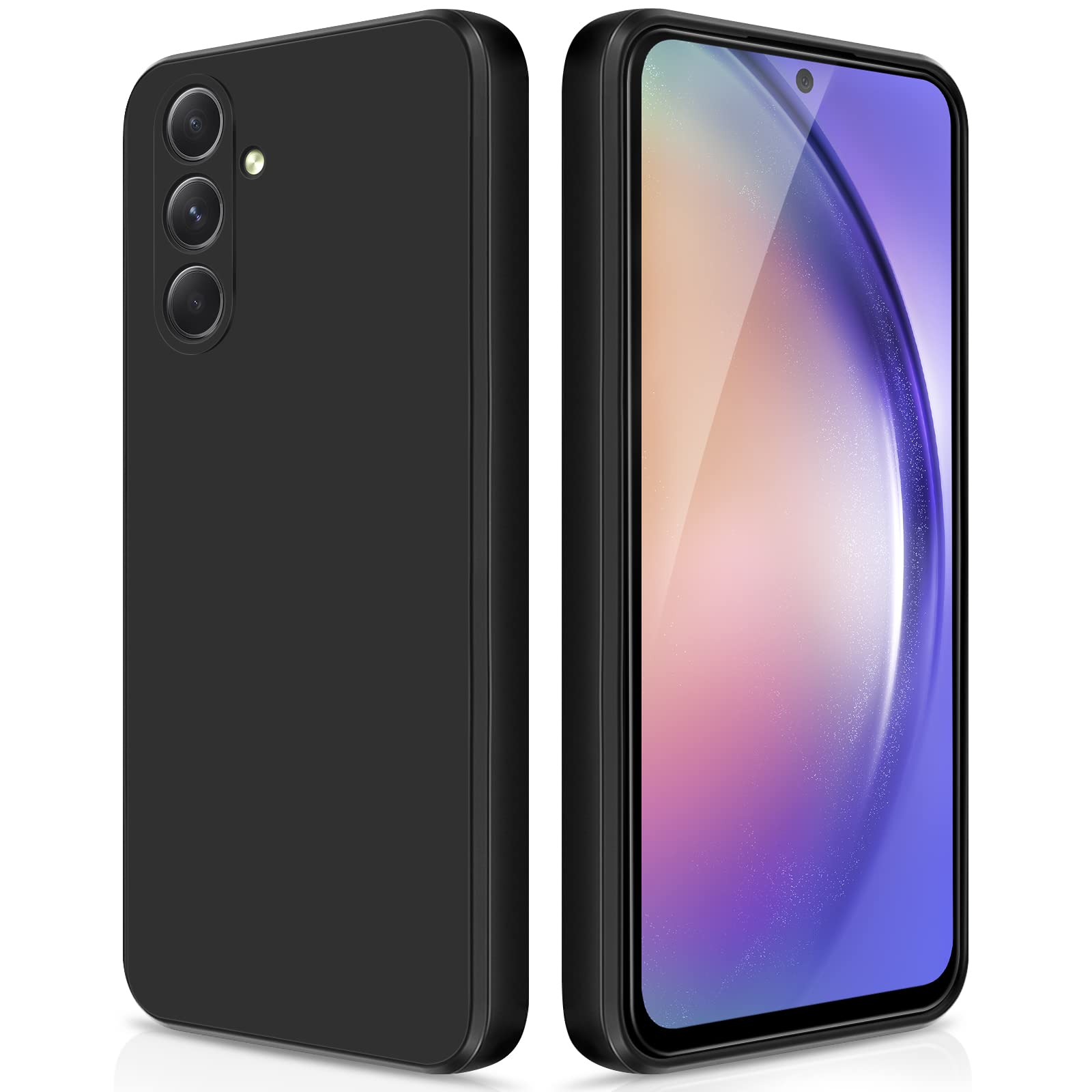 Giiyoon Silicone Case Compatible With Samsung Galaxy A54 5G, Full Body Silky Soft Touch Phone Case With Camera Protection, Shock