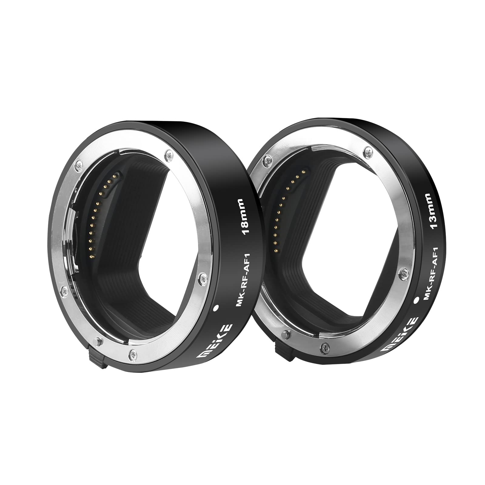 Meike Mk Rf Af1 13Mm + 18Mm Metal Af Full Frame Macro Extension Tube Adapter Ring Kit For Eos R Series Cameras Rf Mount Cameras