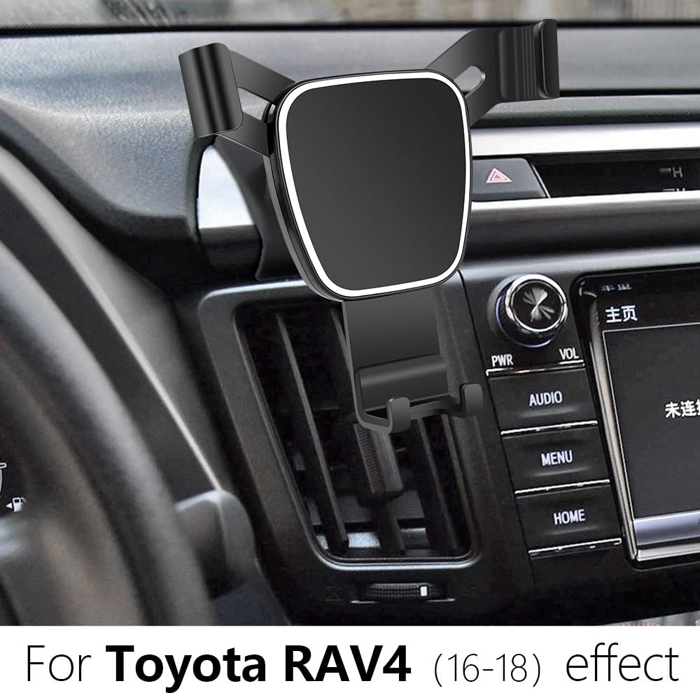 Musttrue Car Phone Holder For 2013-2018 Toyota Rav4 Auto Accessories Navigation Bracket Interior Decoration Mobile Cell Phone Mo