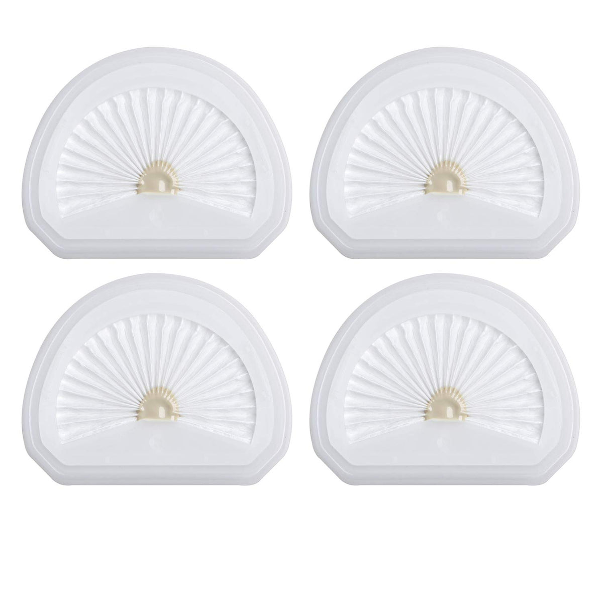 Laukowind 4Pack Vlpf10 Replacement Filters Compatible With Black And Decker Hand Vacuum Filter Model # Hlva320J00 Hlva315J & N57