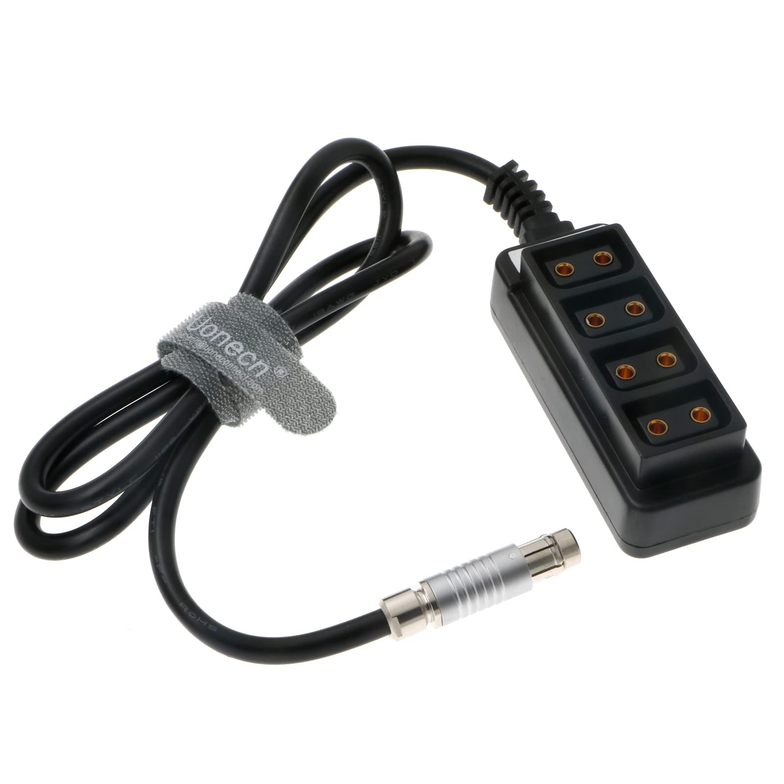 Uonecn Arri Camera Power Cable 3 Pin Male To 4 D Tap Female Video Cable