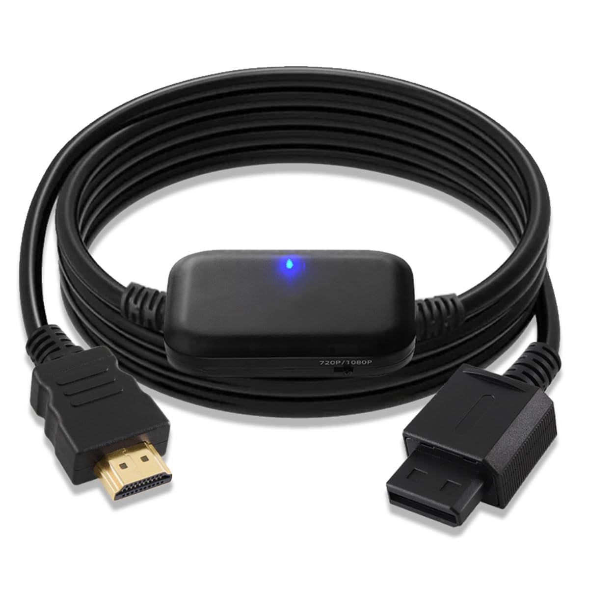 Wii To Hdmi Adapter Cable [1080P/720P] Wii Hdmi Picture Quality Upscaler Resolution Enhancer Wii 2 Hdmi Converter Supports All Display Modes Compatible With Wii/Wii U Console (6.56Ft, Plug & Play)