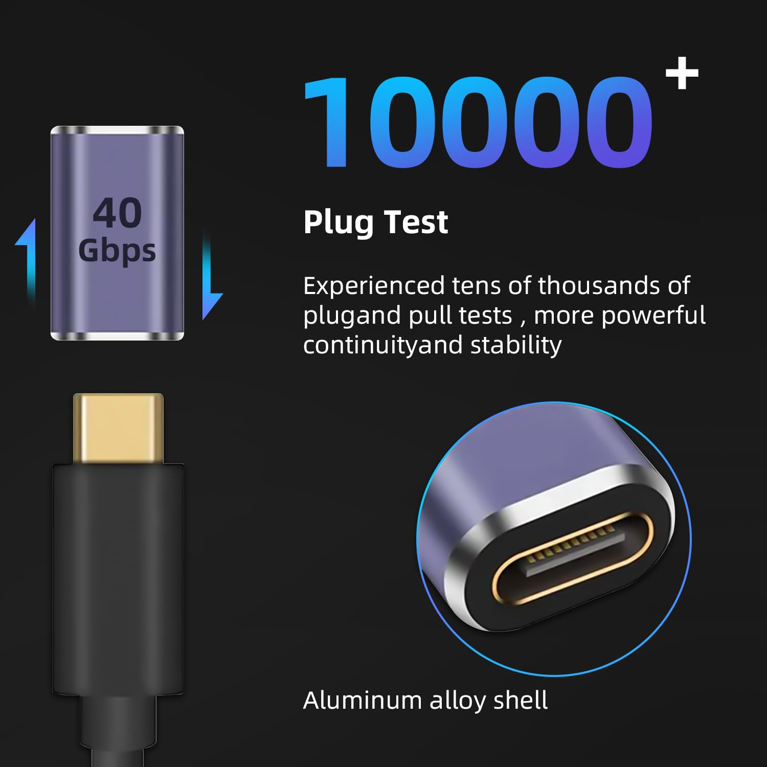 Usb C 90 Degree Adapter 100W,2Pack Up And Down Usb C 90 Degree Adapter Extender 8K@60Hz Video For Thunderbolt 4/3, Compatible Fo