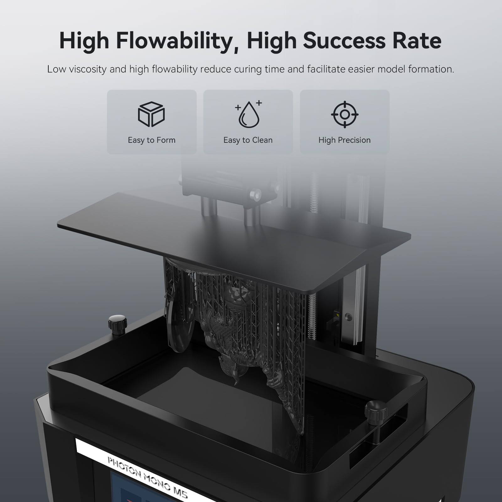 Anycubic Abs-Like Resin Pro 2, Upgraded 8K 3D Printer Resin With Enhanced Strength And Toughness, High Precision, Low Odor, Wide
