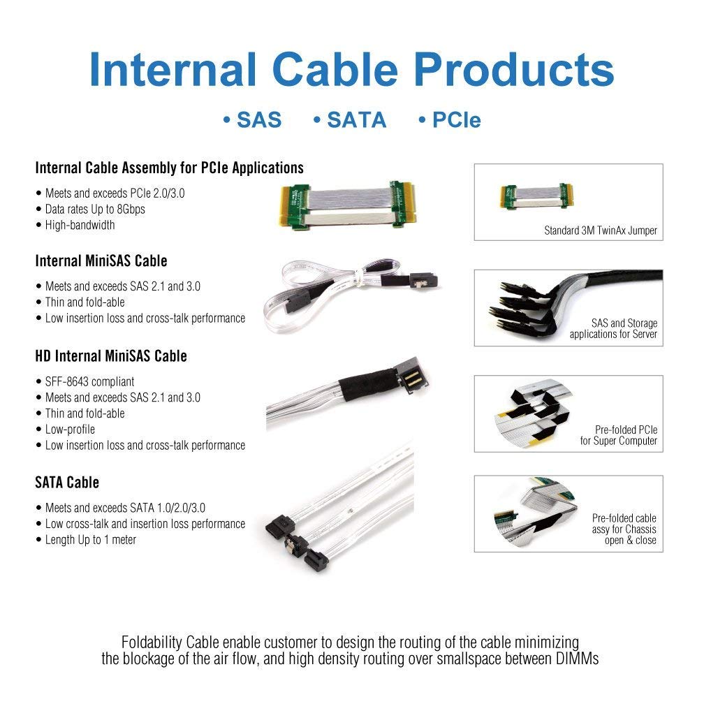 10Gtek Internal Mini Sas To Sata Cable, 36Pin Sff 8087 To 7Pin 4X Sata Fan Out Forward Breakout Cable, 1 M(3.3Ft)