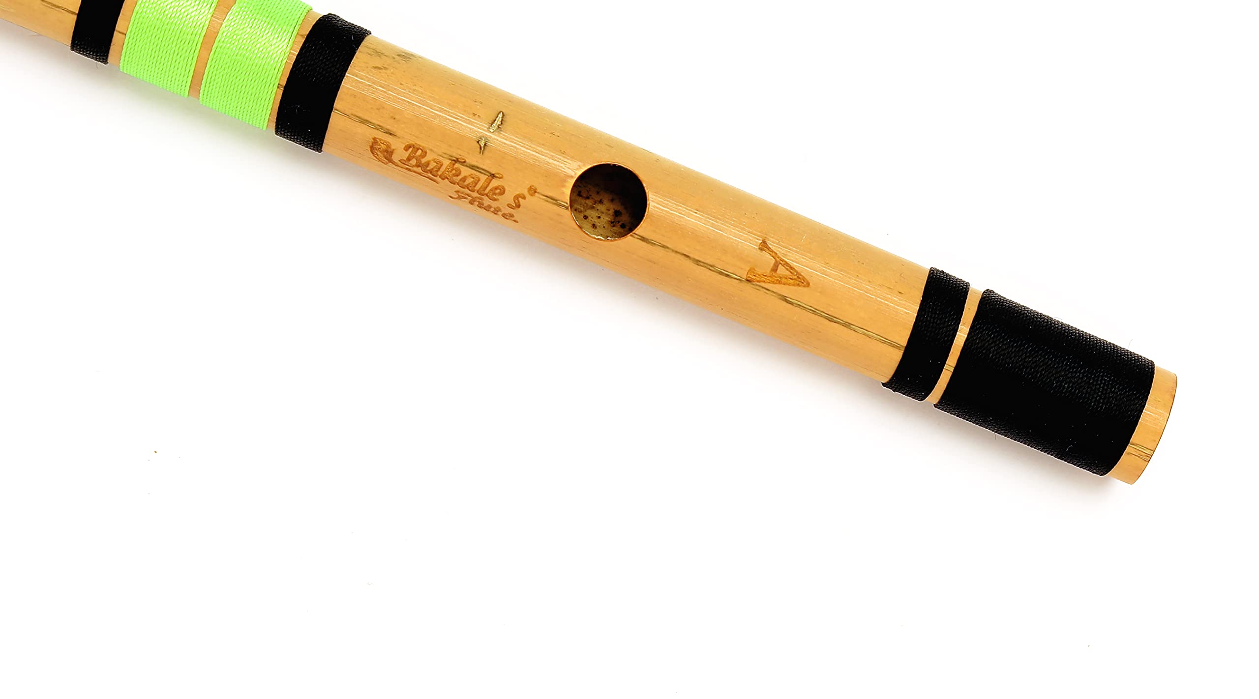 Bakale Flutes A Bass Bansuri Flute Left Handed  22 Inches  440Hz