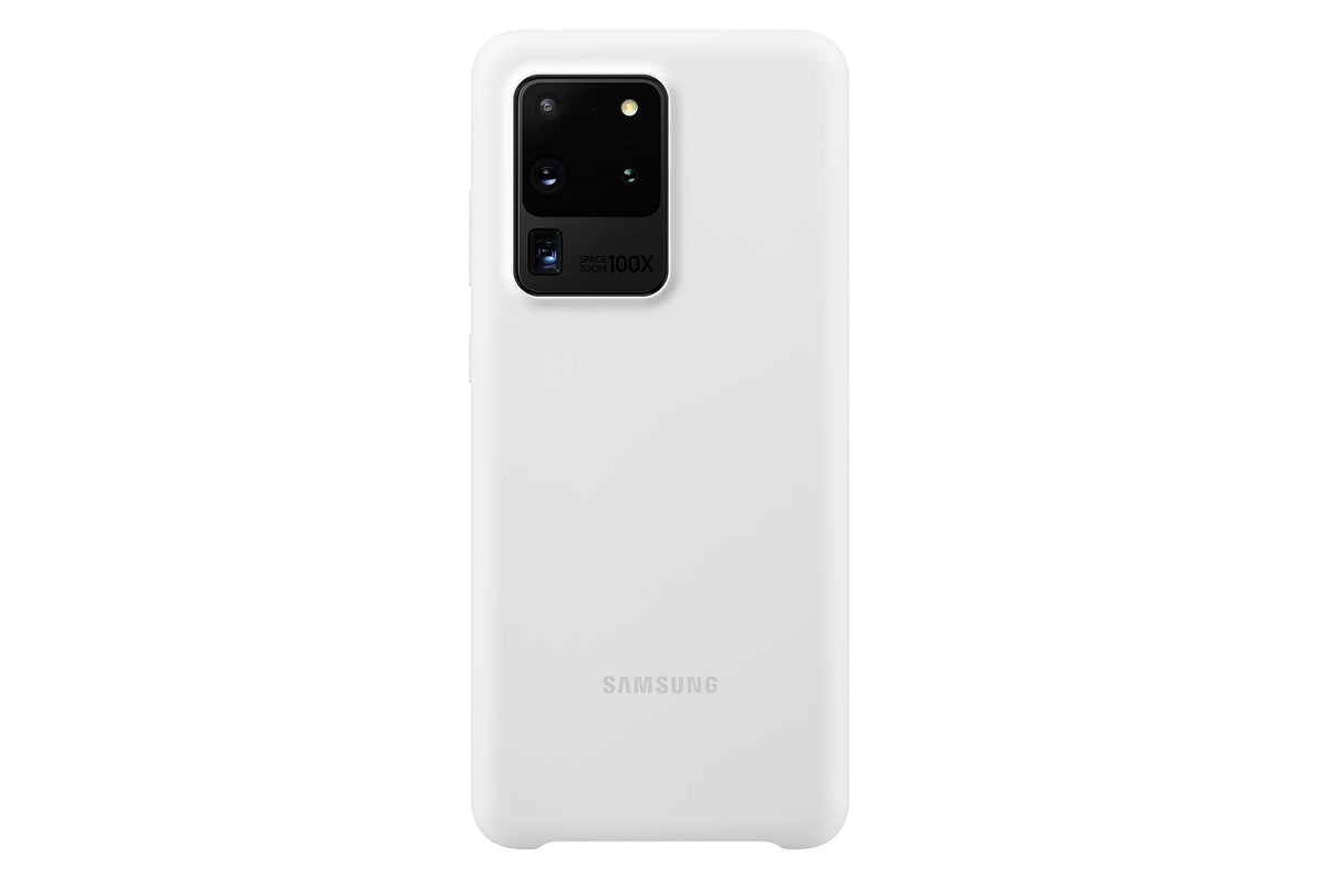 Samsung Original Galaxy S20 Ultra 5G Silicone Cover/Mobile Phone Case   White