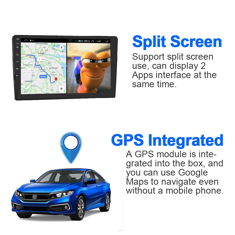 Onince Wireless Carplay Adaper With Netflix, 4+64G Carplay Box 2.0 Pro With Youtube Disney+, Work With Both Iphones And Android