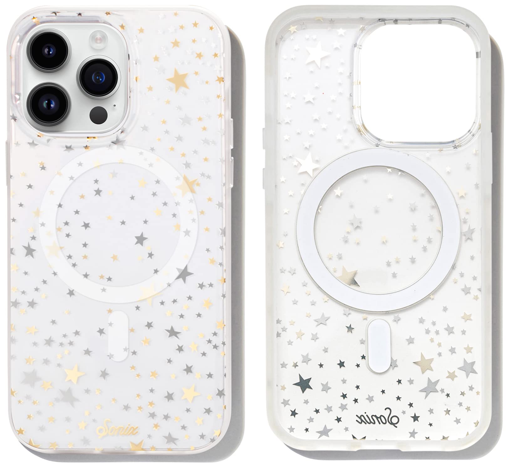 Sonix Case For Iphone 14 Pro Max | Compatible With Magsafe | 10Ft Drop Tested | Clear Starry Night