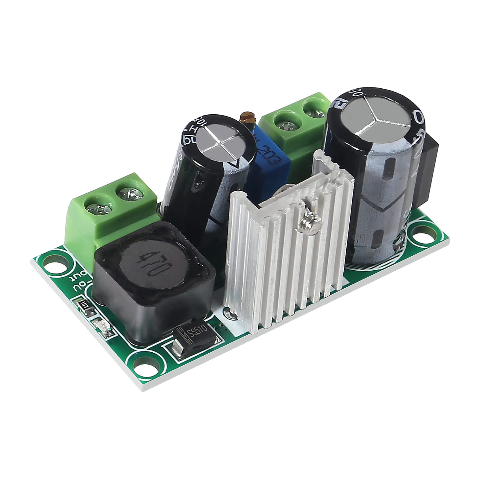 Diitao 10Pcs Ac/Dc To Dc Step Down Buck Converter Module Lm2596Hv Adjustable Voltage Regulator