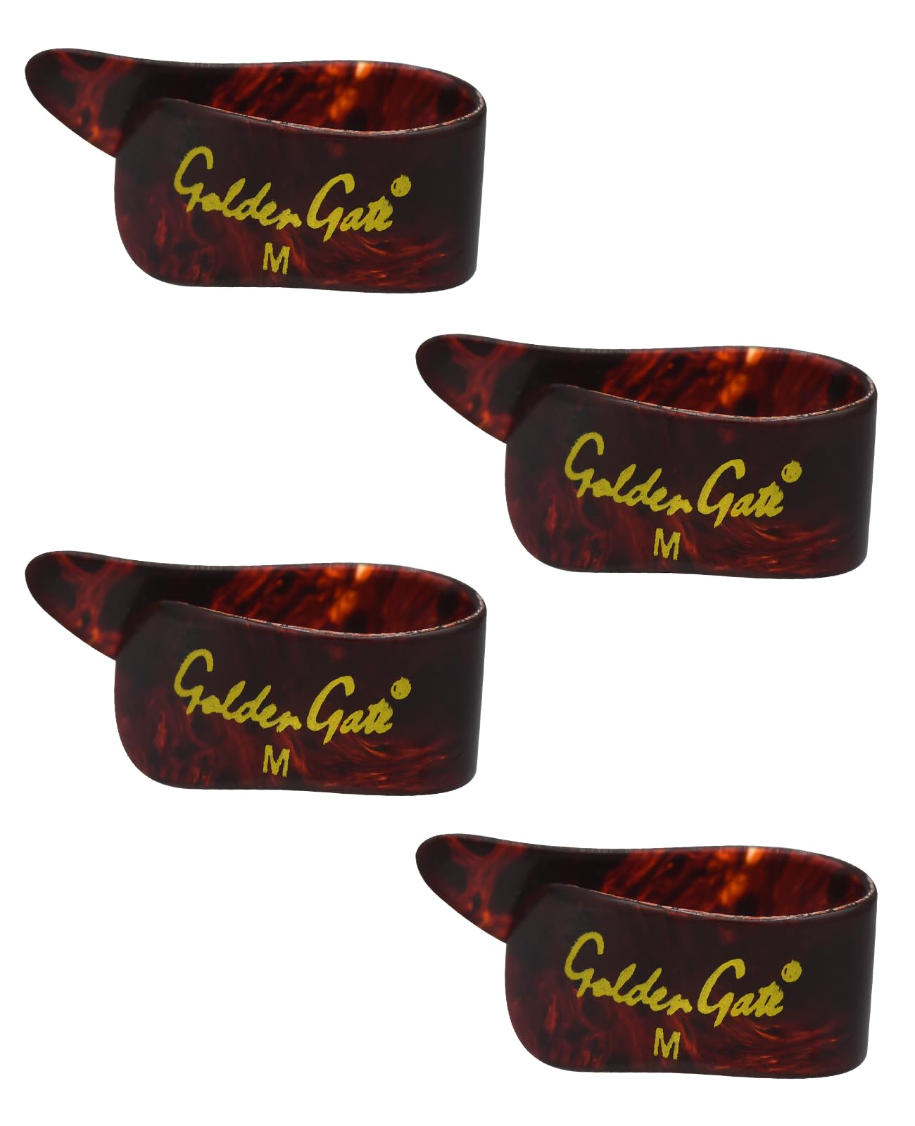 Golden Gate Gp 3T 4Pk Thumb Picks   Tortoise   Medium   4 Pack
