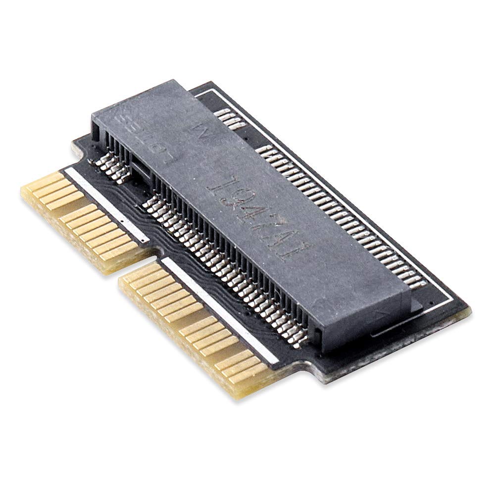 Huyun M.2 Nvme Ssd Convert Adapter For Macbook Air Pro Retina Mid 2013 2014 2015 2016 2017 Nvme & Ahci Ssd Upgraded Fit For A1465 A1466 A1398 A1502 (1X M.2 Nvme Ssd Convert Adapter)