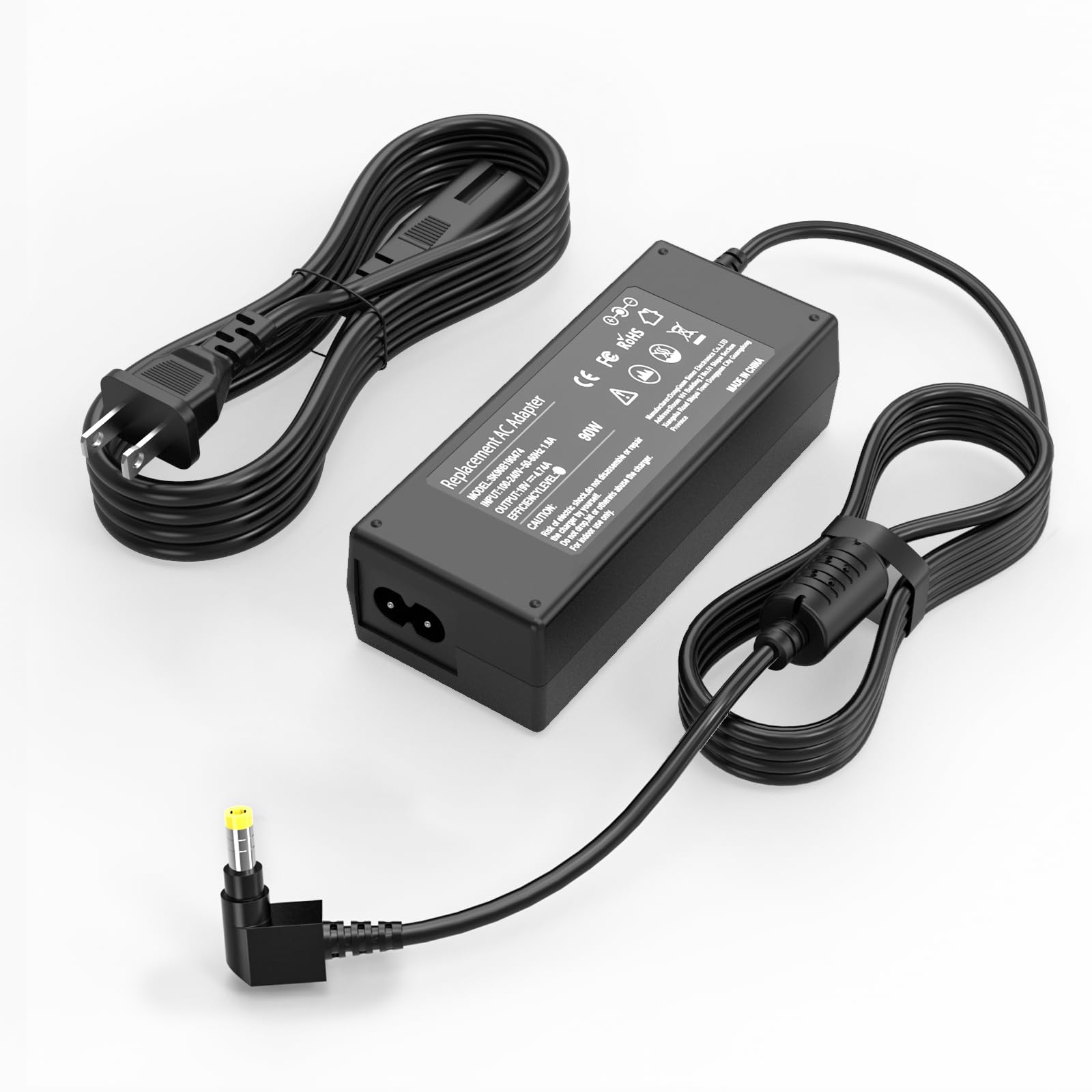 Laptop Charger for Toshiba Satellite PA3468U-1ACA, PA3516U-1ACA, PA3714U-1ACA, PA5035U-1ACA, PA5177U-1ACA, PA5180U-1ACA, PA3467U