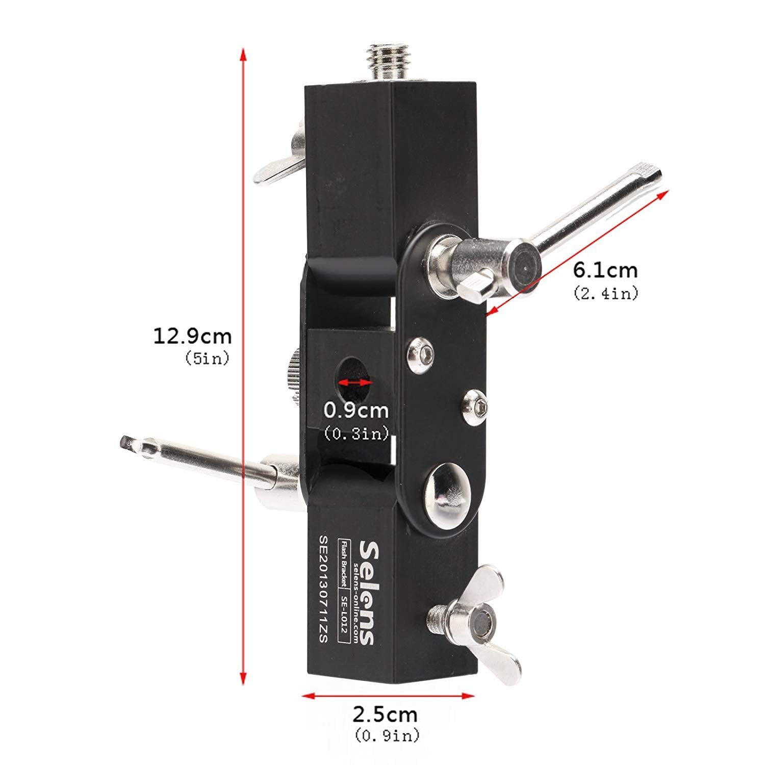 Selens Photo Umbrella Kit 33''/84Cm White Soft Umbrella With Light Stand And Metal Flash Bracket Mount For Portrait Photography