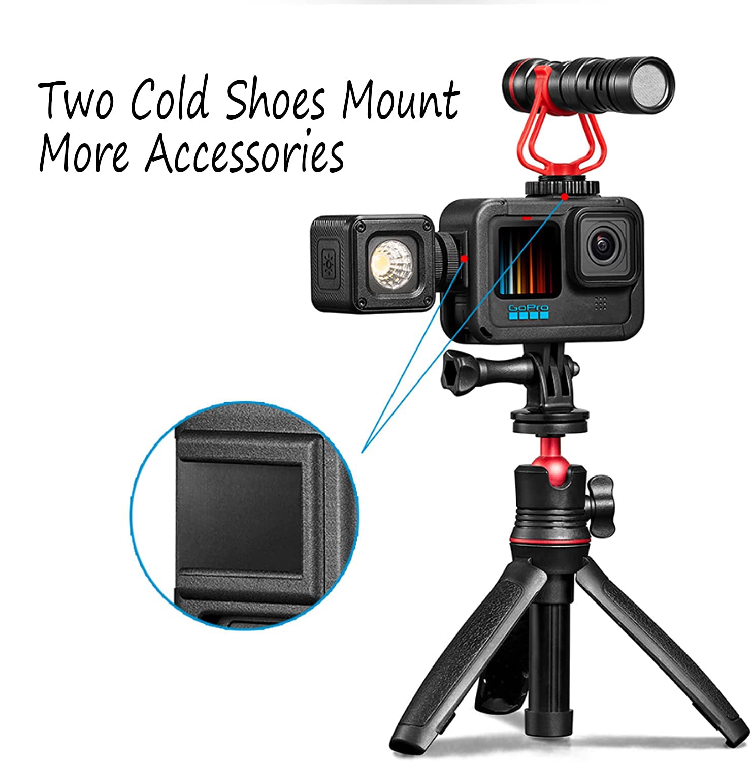 Protective Housing Case For Gopro Hero 12/Hero 11/Hero 10/Hero 9 Black, Housing Frame Case Mount Accessories For Gopro Hero9 Act
