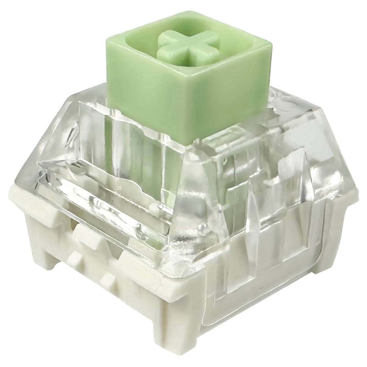 Zjmehty Kailh Box Jade Switches For Mechanical Gaming Keyboard,3 Pin 50Gf Clicky/Lubed/Dust&Waterproof Switches(90Pcs,Kailh Box 