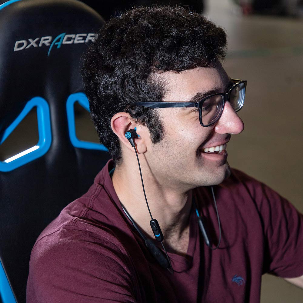 Jlab Play Gaming Wireless Earbuds, 11+ Hour Bluetooth 5 Playtime 60Ms Super Low Latency For Mobile Gameplay, Built In Microphone