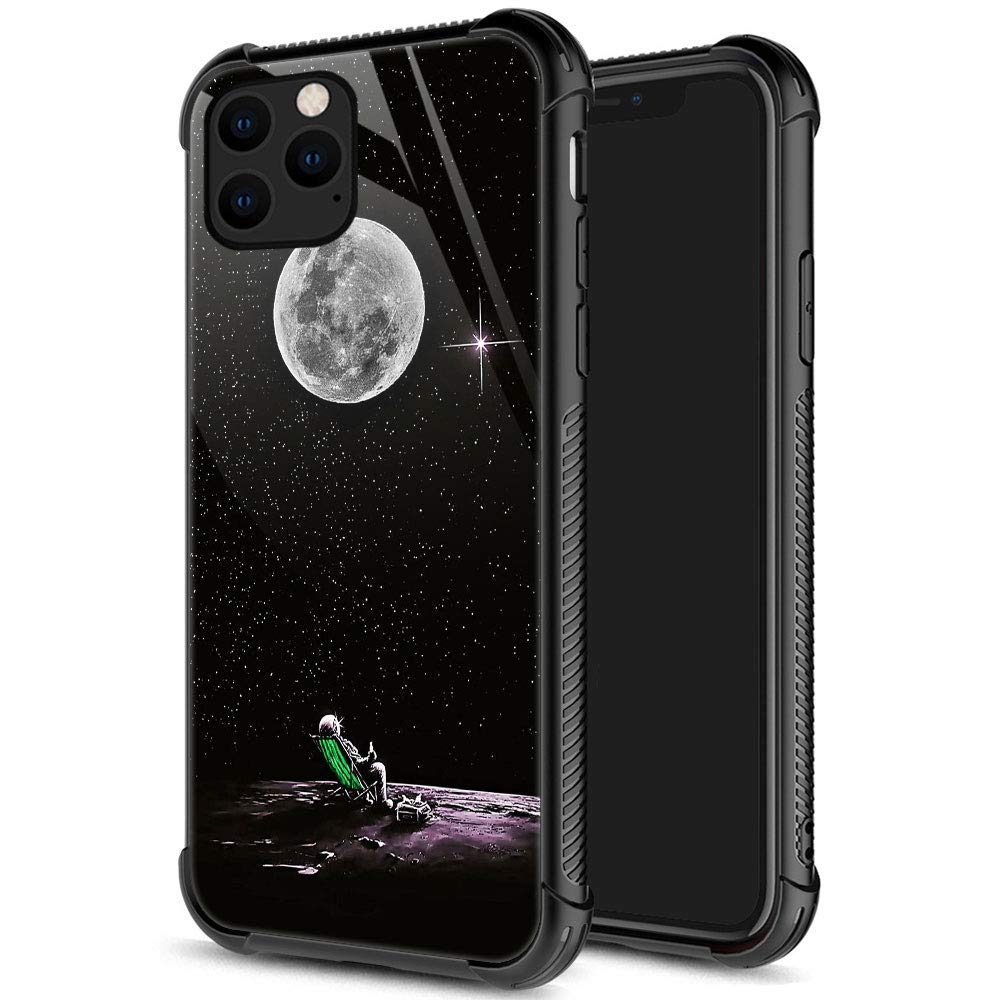 Iphone 13 Pro Max Case, Space Travel Iphone 13 Pro Max Cases For Men Boys, Pattern Design Shockproof Anti Scratch Organic Glass