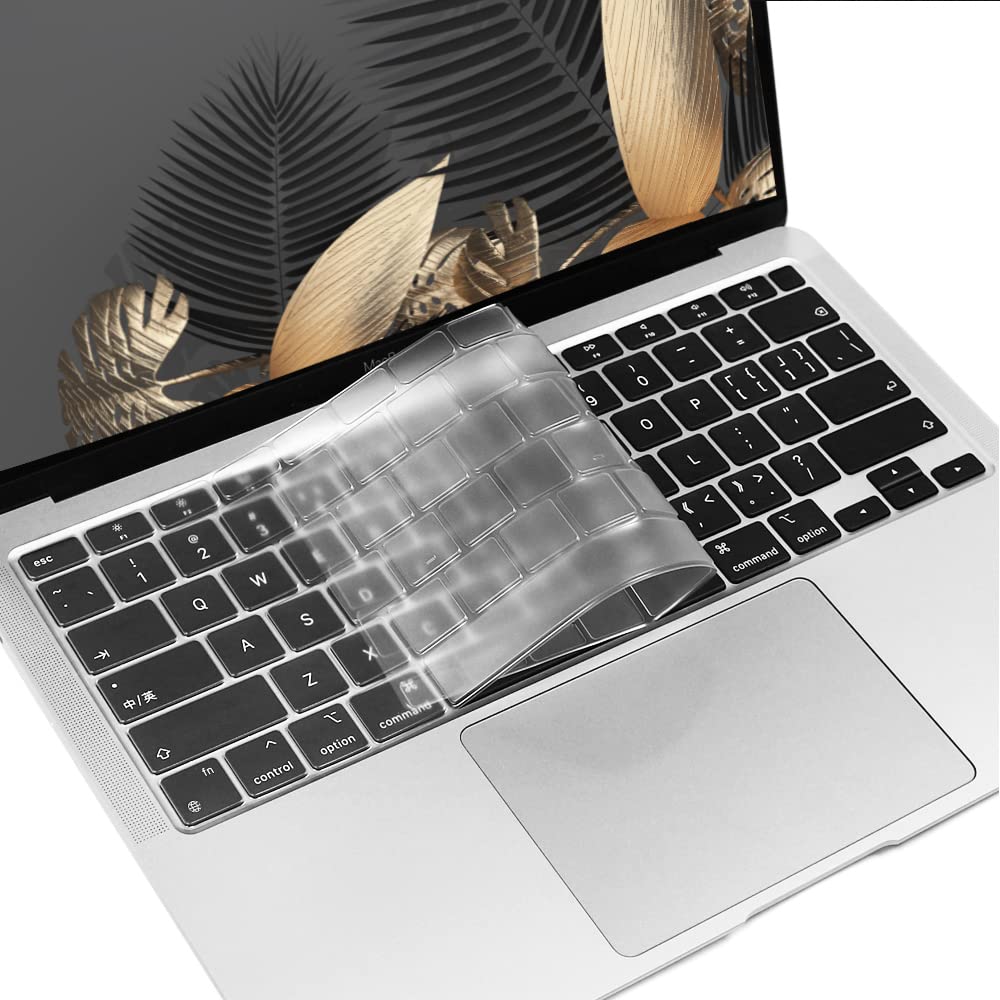 Tpu Ultra Thin Keyboard Cover Skin For Macbook Air 13 Inch With M1 Chip Model A2337 Touch Id & Retina Display Model A2179 2020 R