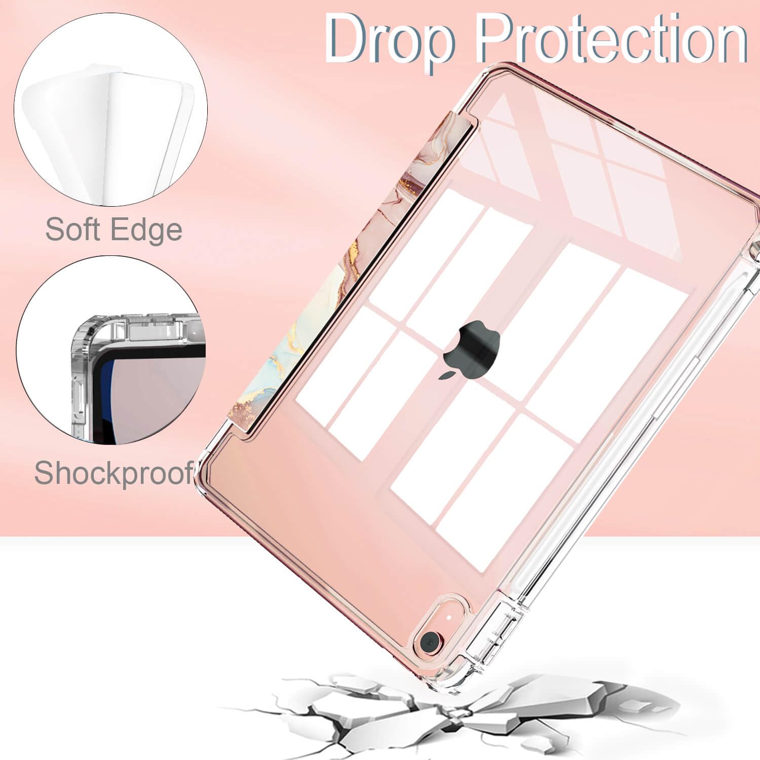 Feams Slim Case For Ipad Air 11-Inch M3 2025 / M2 2024, Ipad Air 5Th Generation 2022 / Ipad Air 4Th Generation 2020 10.9 Inch Ca