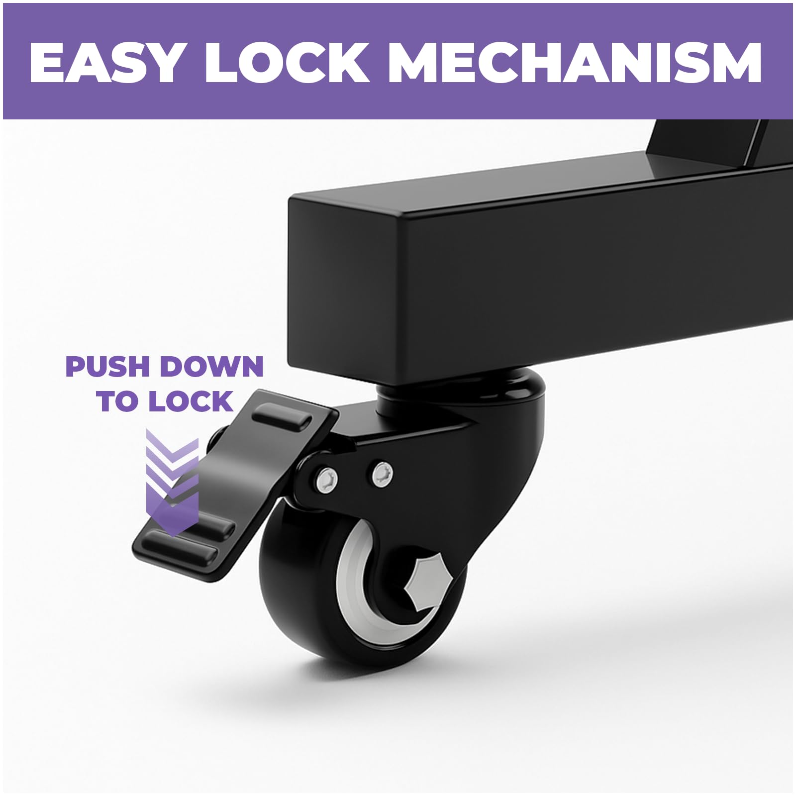 Liquid Stands Keyboard Stand Caster Wheels Set Of 4 Replacement Locking Heavy Duty Wheels With Brake   Piano Stand Parts And Acc