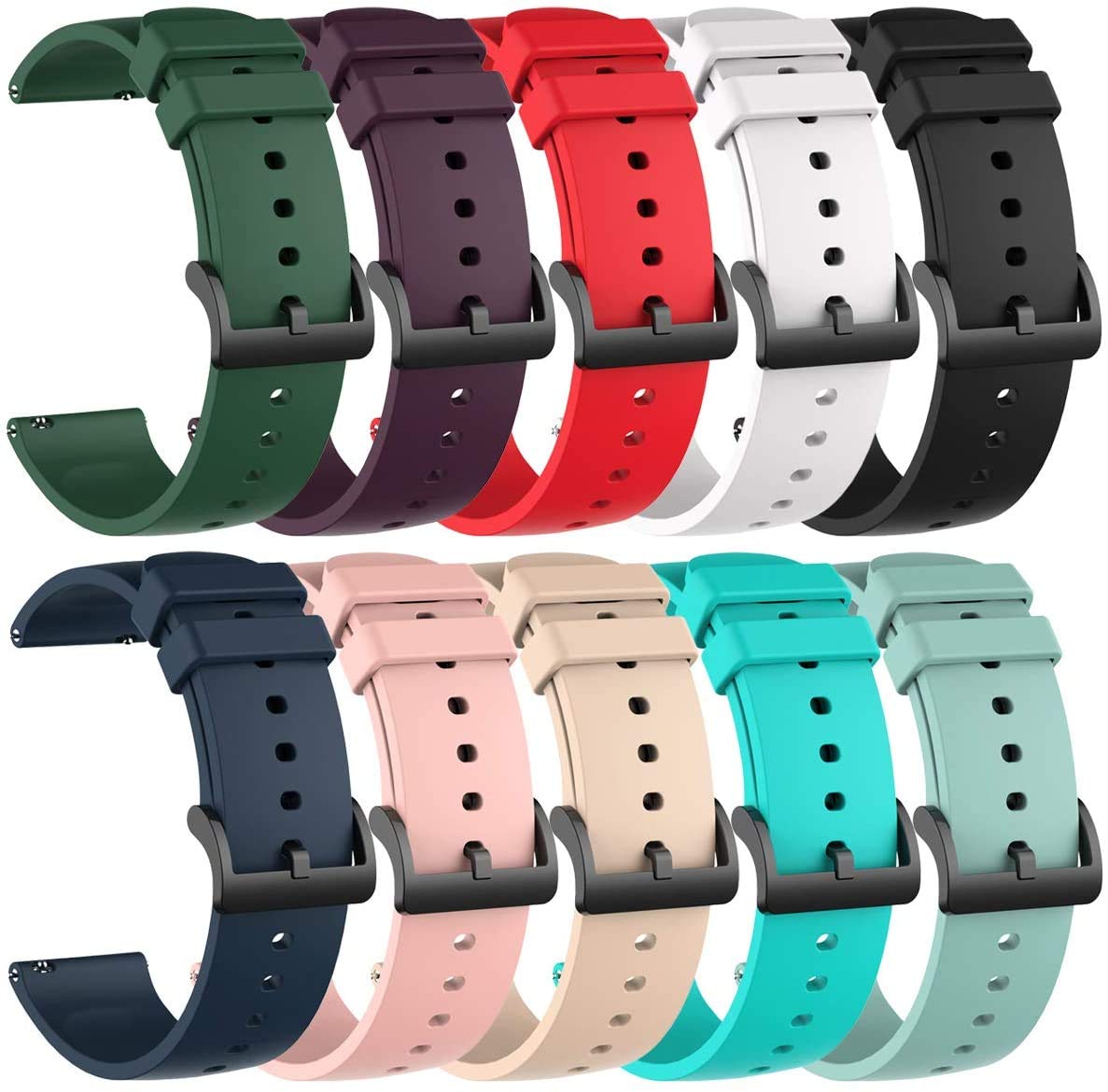 Chofit Compatible With Michael Kors Access Gen 4 Mkgo/Mkgo Gen 5E 43Mm Band For Women Men, Soft Silicone Sport Bands Replacement