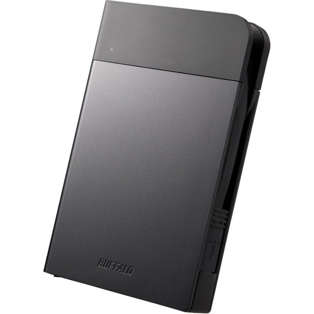 Buffalo Ministation Extreme Nfc Usb 3.0 1 Tb Rugged Portable Hard Drive (Hd Pzn1.0U3B),Black
