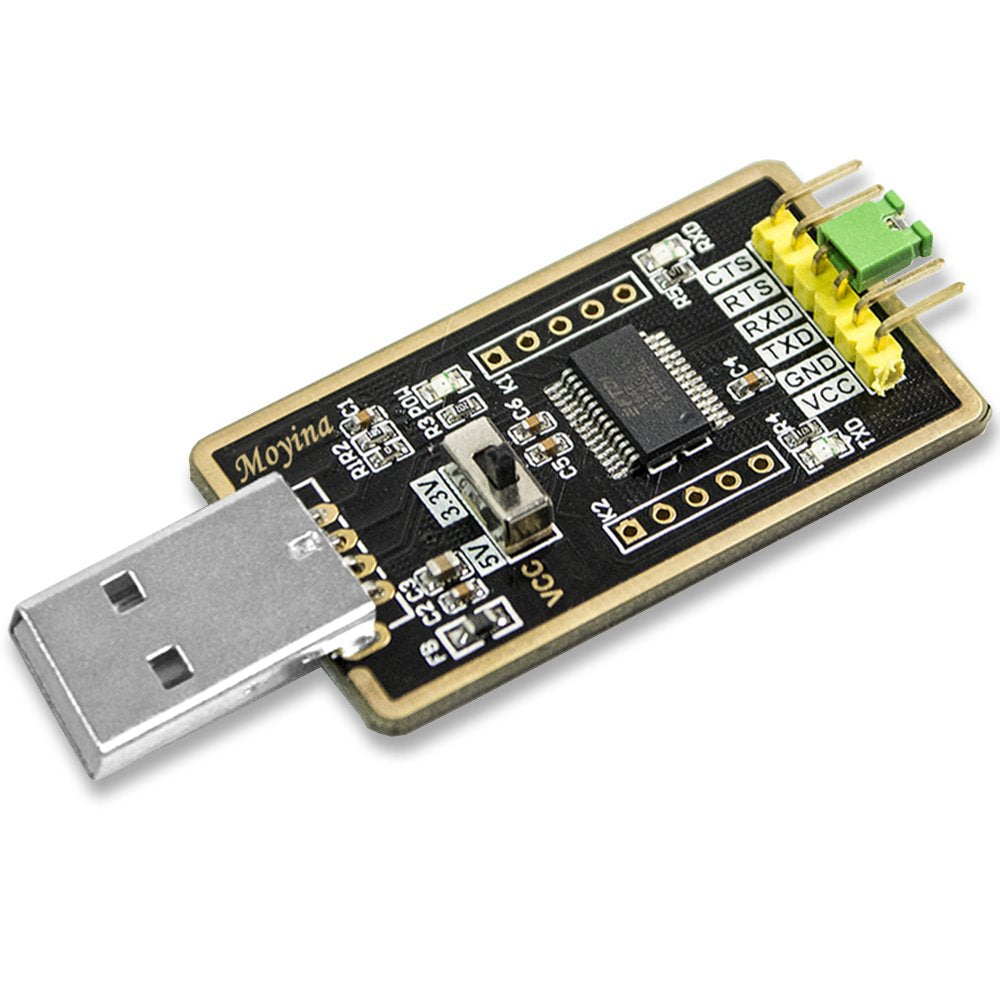 Usb To Ttl Adapter, Usb To Serial Converter For Development Projects   Featuring Genuine Ftdi Usb Uart Ic Ft232Rl