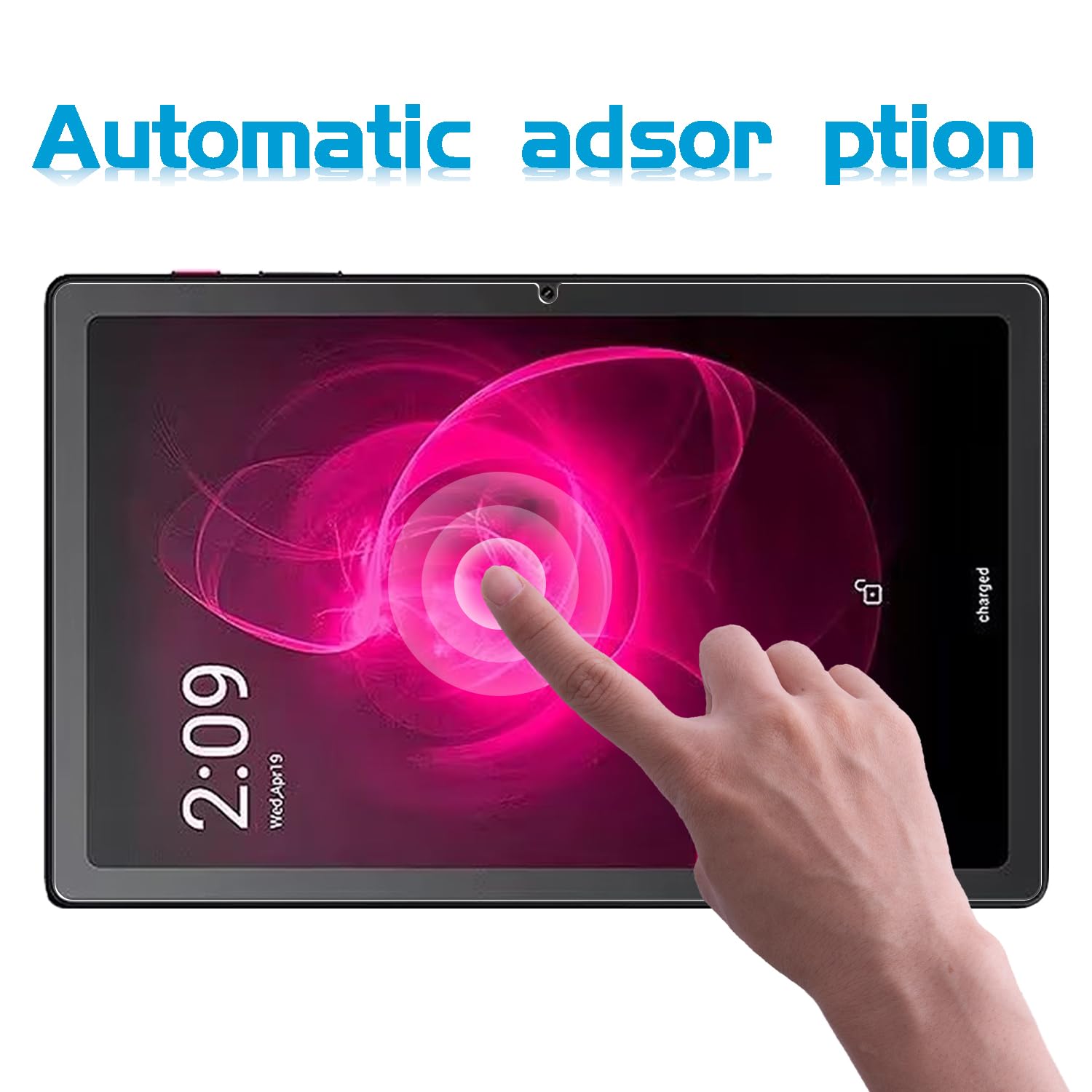 Xunylyee [2 Pack Tempered Glass Screen Protector Compatible With T Mobile Revvl Tab 5G (10.36 Inch) Anti Scratch Easy Installati