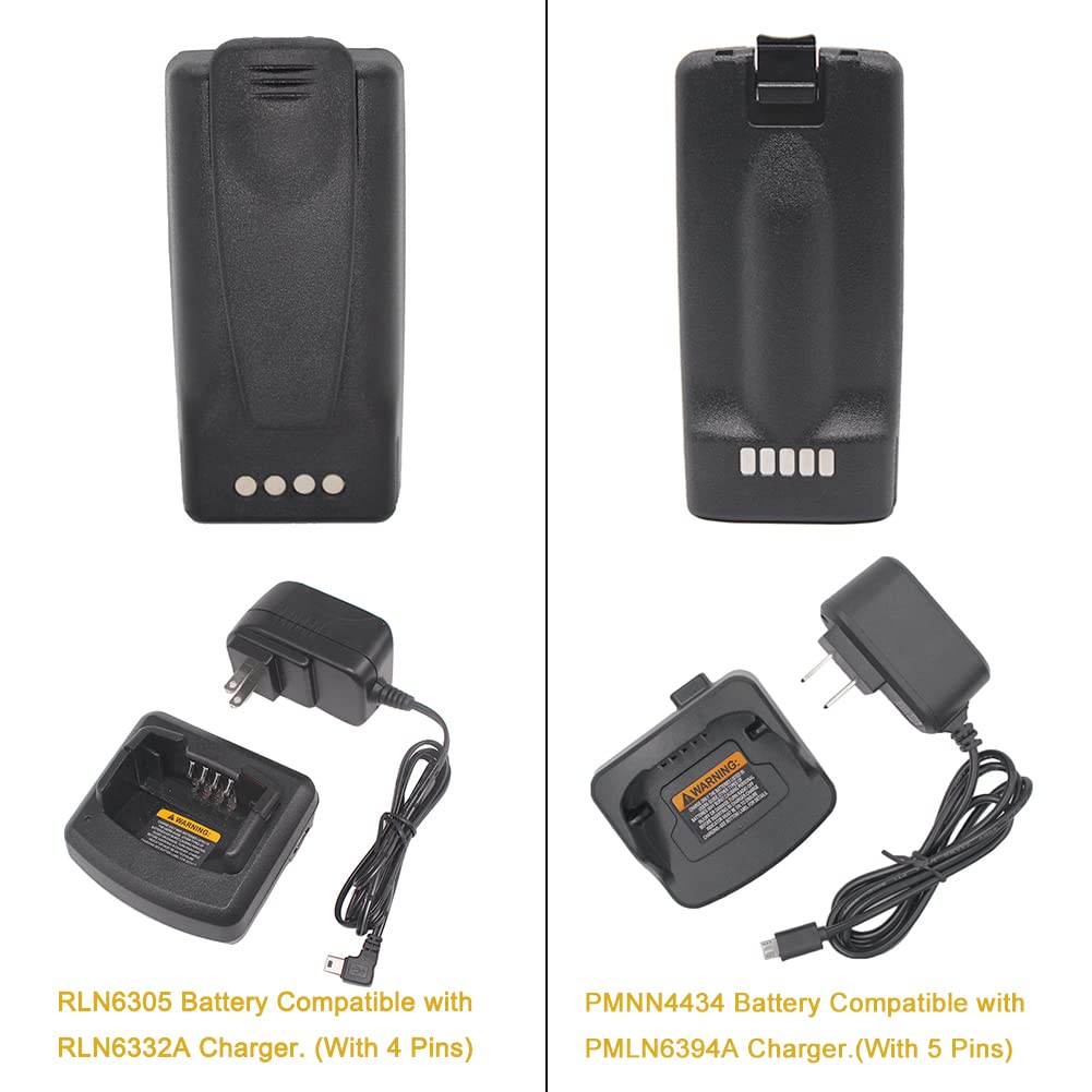 Aimtobest Rln6305 2200Mah Li Ion Battery Compatible For Motorola Cp110 Rdm2070D Rdu2020 Rdu2080D Rdu4100 Rdu4160D Rdv2020 Rdv5100 Radio