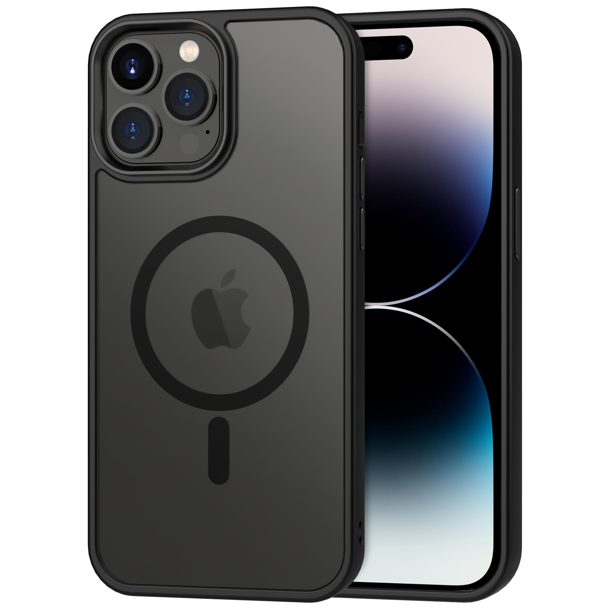 CACOE Magnetic Case for iPhone 14 Pro Max 6.7 inch-Compatible with MagSafe & Magnetic Car Phone Mount,Not Yellowing Anti-Scratch