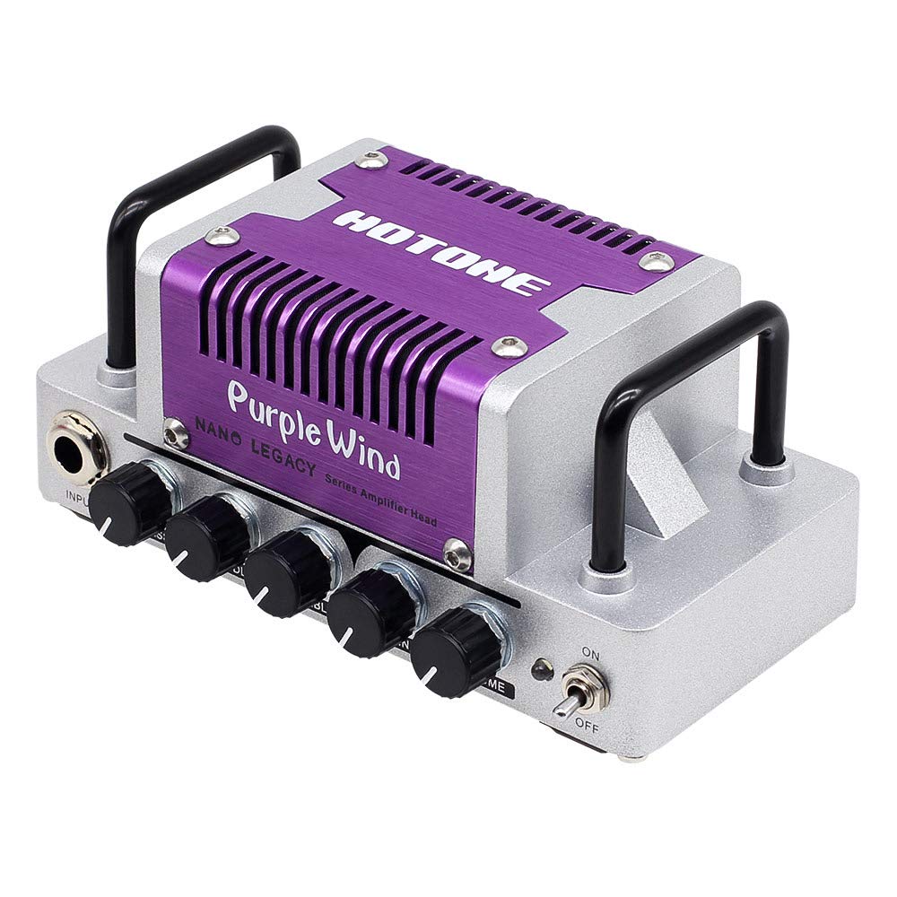 Hotone Nano Legacy Purple Wind 5 Watt Compact Guitar Amp Head With 3 Band Eq