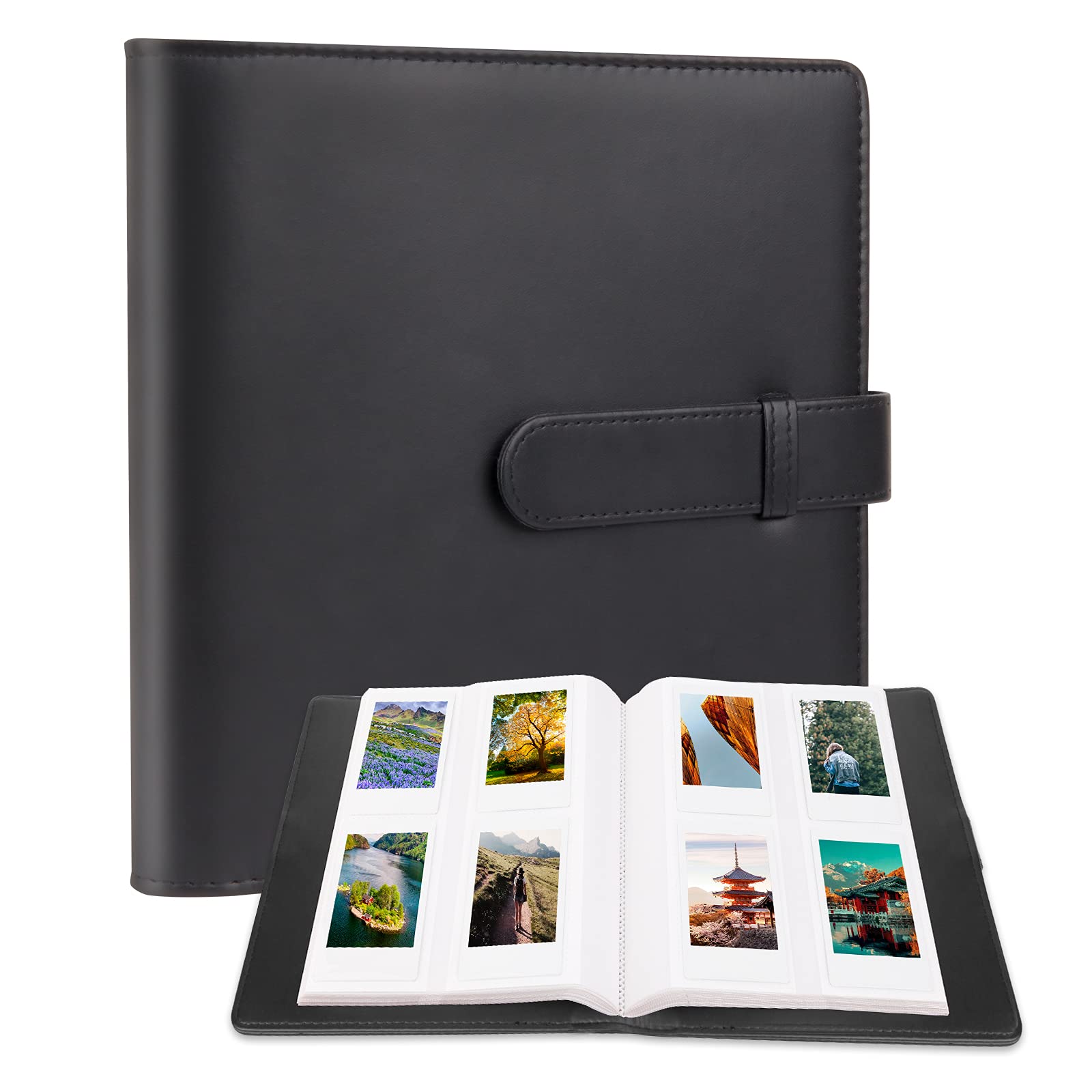 256 Pockets Photo Album For Kodak Mini Shot,Kodak Mini Shot 2 Retro Instant Camera,2X3 Photo Paper (2.1'X3.4') (Black)