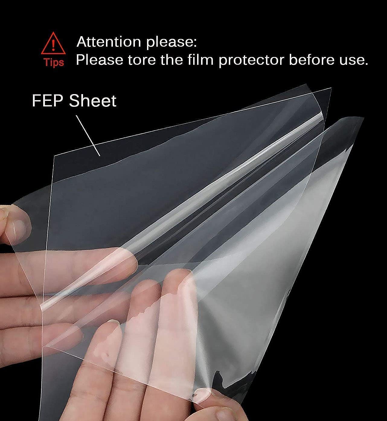 5Pcs Fep Film 200X260X0.15Mm For Anycubic Photon Mono X 6K 4K/Elegoo Saturn Msla Mono/Qidi Tech S Box/ 8.9 9.25 Inch Lcd Uv 3D P